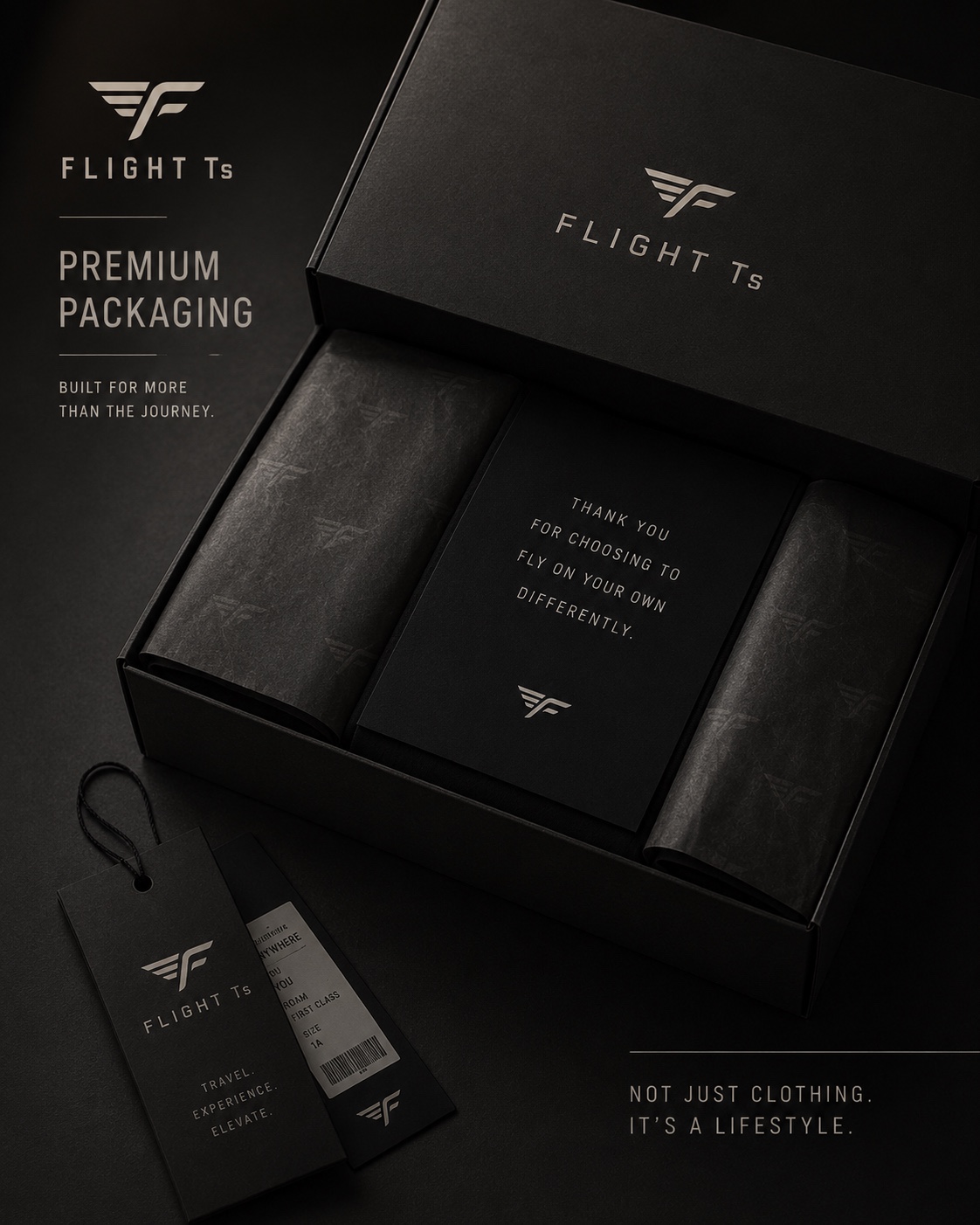 FLIGHT Ts premium packaging box